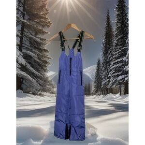 Zara Snow Bib Pants Girls 8‎ Purple Skiing Boarding